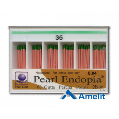 Штифти гутаперчеві 0.4 кон., №35 (Pearl Dent), 60 шт./пак.
